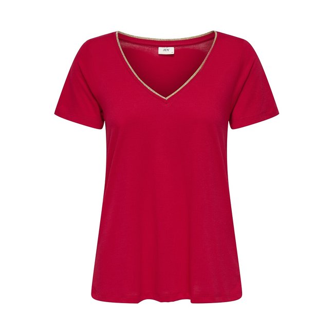 T-shirt manches courtes, liseré doré - JDY