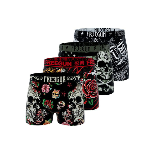 6 Paires De Chaussettes Fun Valentine Scenicamp - Rouge, Noir, Blanc, Rose - Taille 6-11