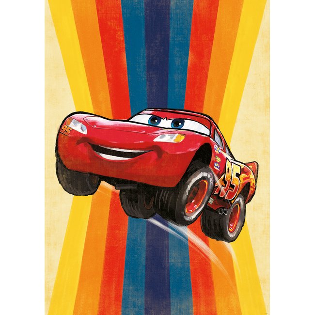 Papier peint Komar - Cars Jump - 200 x 280 cm Couleur multicolore <span itemprop=