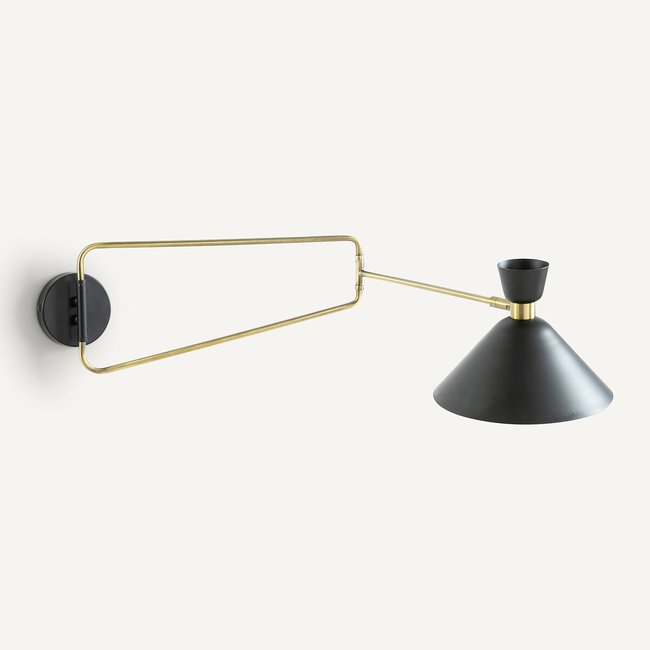 Gelenkwandleuchte Zoticus, Messing in Antik-Optik messing antik <span itemprop=