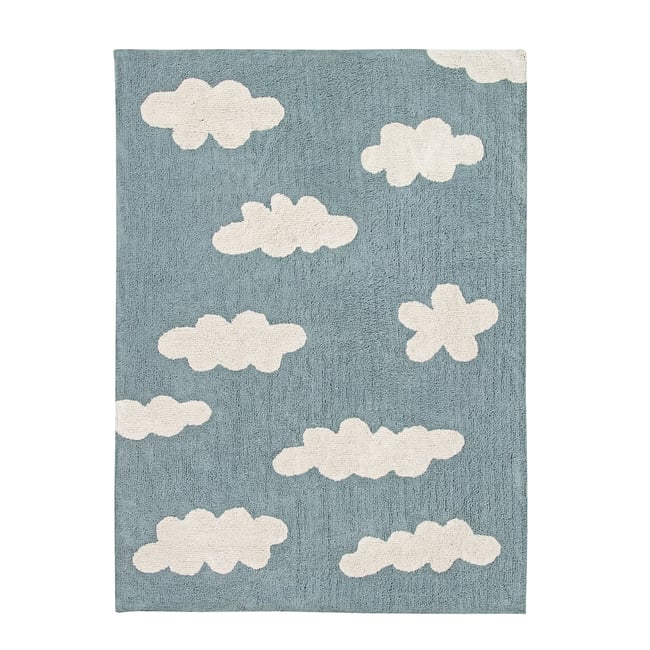 Tapis Rectangulaire en coton NUAGES - LORENA CANALS