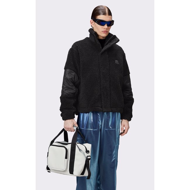 Veste polaire à manches longues noir <span itemprop=