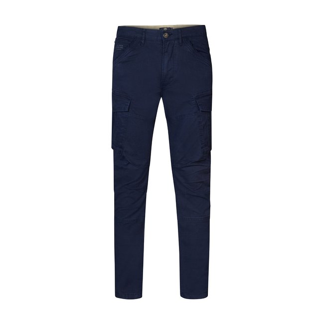 Cotton Cargo Trousers, navy blue, PETROL INDUSTRIES