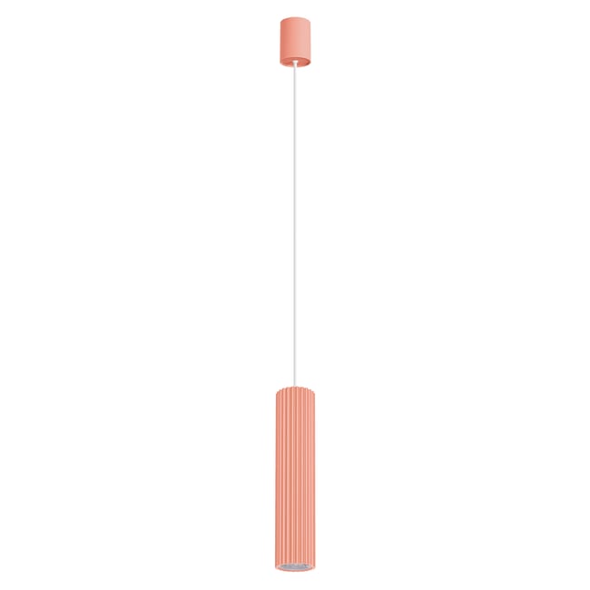 Suspension Aluminium Pêche LED 1 Ivar Couleur pêche <span itemprop=