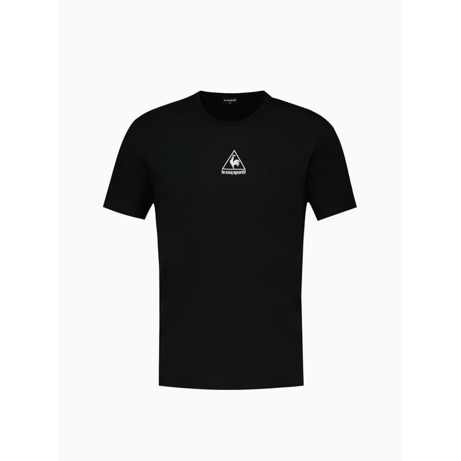 T-shirt relax en jersey de coton VILLAGE DES NATIONS black <span itemprop=