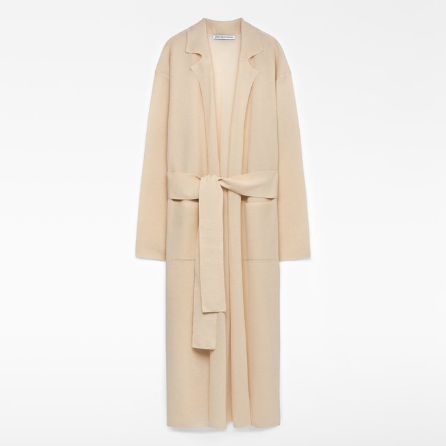 Cardigan long camel <span itemprop=