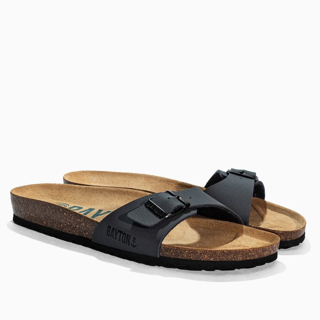Mule ZEPHYR pour homme bleu marine <span itemprop=