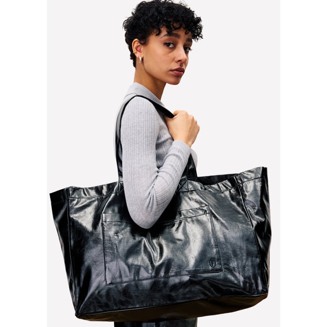 Sac  en coton RAVEL noir <span itemprop=