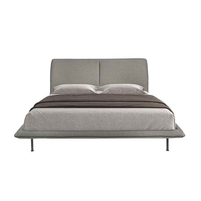 Lit en tissu Couleur gris foncé | noir <span itemprop=