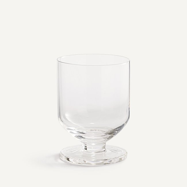 Lote de 6 vasos de agua, Al. 10,3 Ø8,1 cm, Janna transparente <span itemprop=