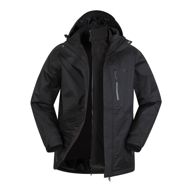 Veste imperméable BRACKEN EXTREME noir <span itemprop=