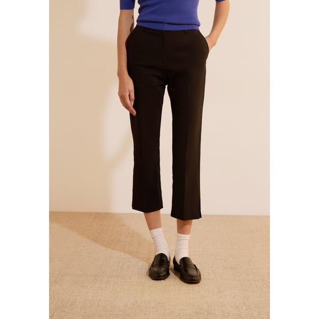 Pantalon Capri avec coton CAPRIO noir <span itemprop=