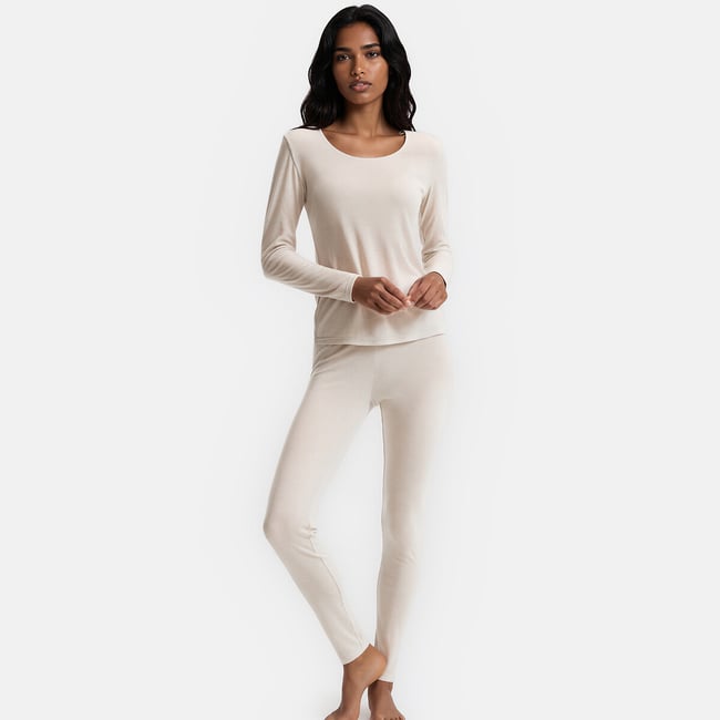 Leggings en fine maille thermique chaleur - LA REDOUTE COLLECTIONS