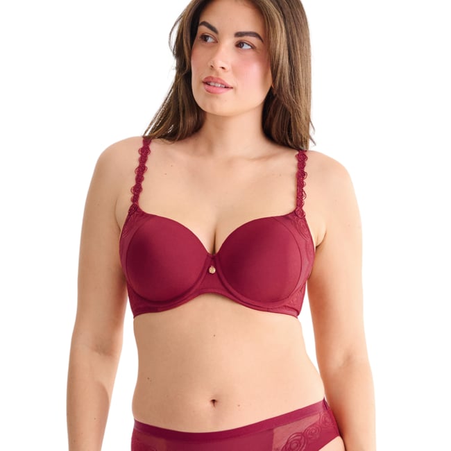 Soutien-gorge préformé RUBY rouge <span itemprop=