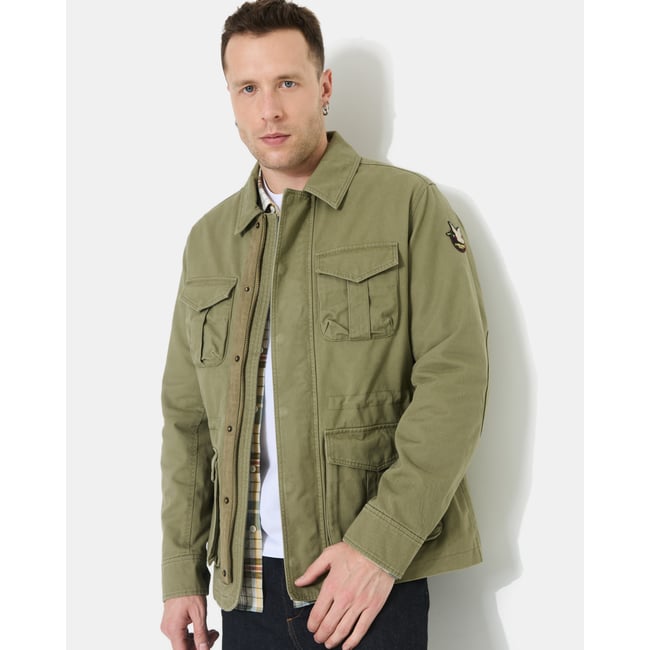 Veste en coton DAKAR A vert <span itemprop=