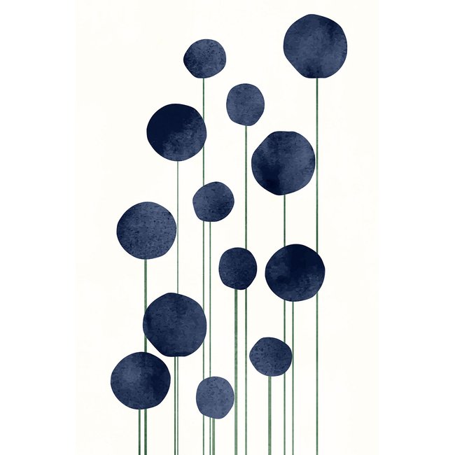 Tableau dessin fleurs d'eau - HEXOA