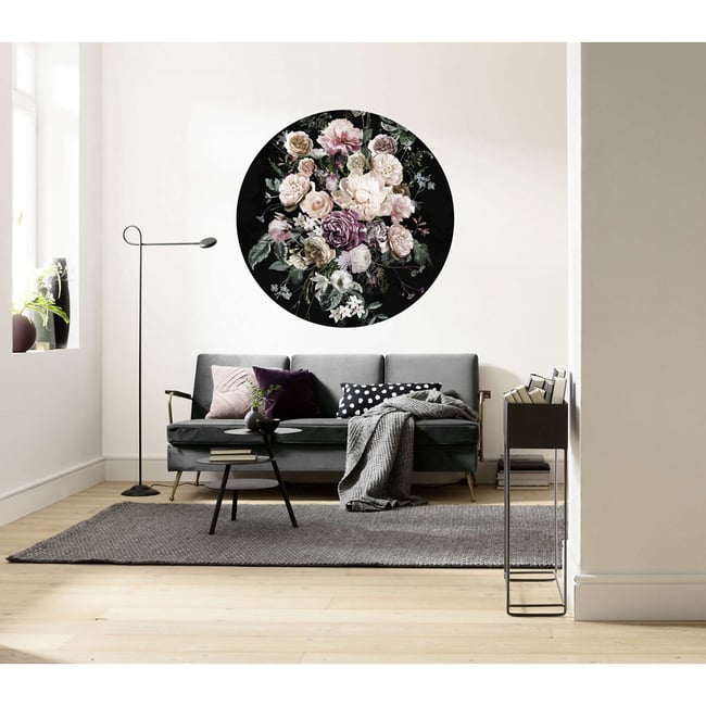 Papel de parede DOT, Enchanted Flowers, da Interelife multicolor <span itemprop=