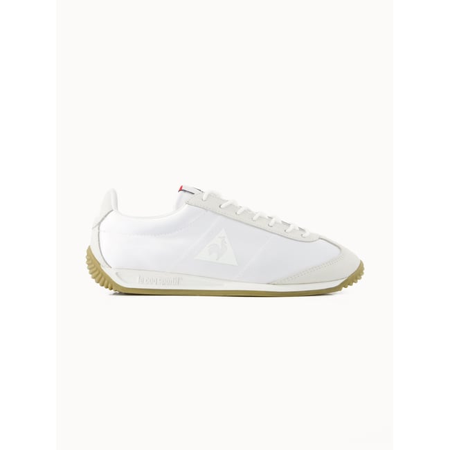 Sneakers retro-running en textile satin et nubuck Quartz - LE COQ SPORTIF