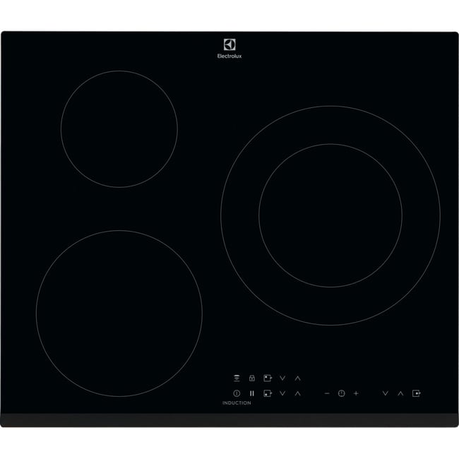 Plaque induction BIT60336BK - 3 foyers et Connexion hotte Hob2Hood - ELECTROLUX