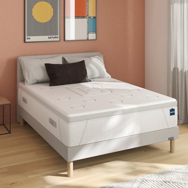 Topdekmatras in traagschuim Memopower <span itemprop=