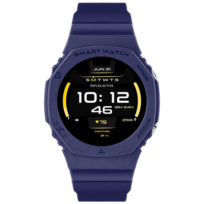 Series 26 blue retro sports smart watch navy Reflex Active La Redoute