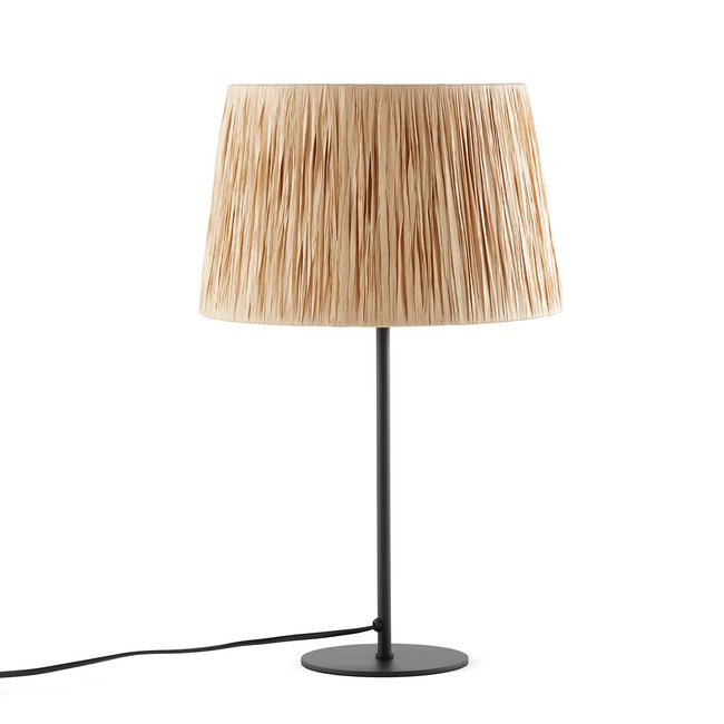 Rafita 32cm Diameter Raffia Lampshade, natural, LA REDOUTE INTERIEURS