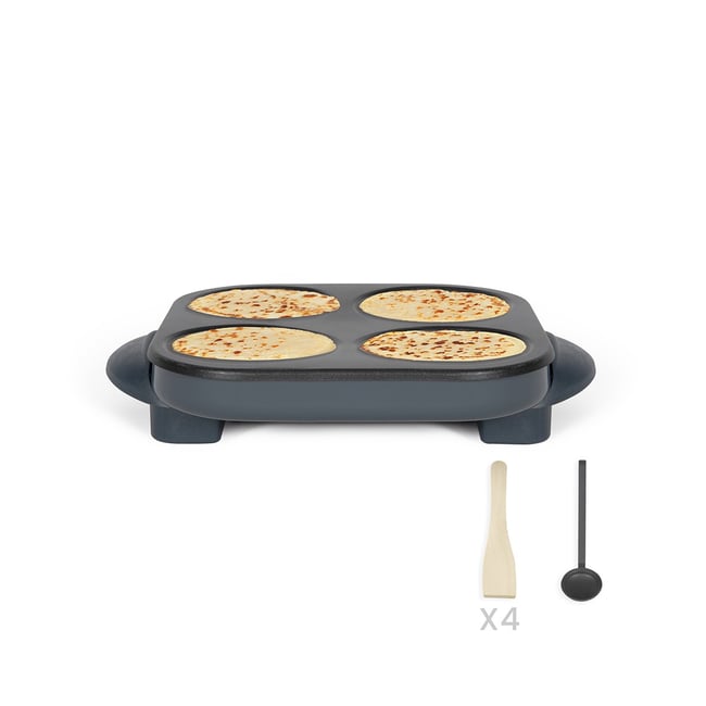 Mini crêpes party gris <span itemprop=