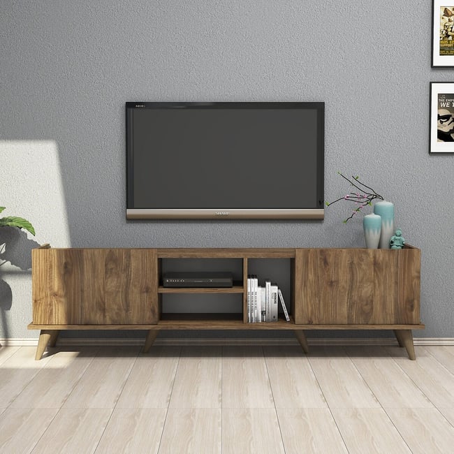Тумба для ТВ Elegante /  Элеганте 1310 ореховый SO'HOME