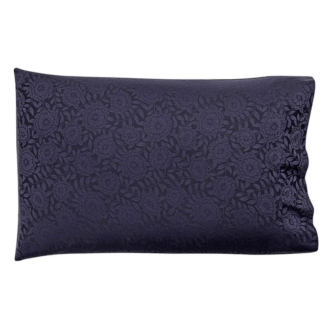 2 Taies américaines en Coton, FLORA encre <span itemprop=