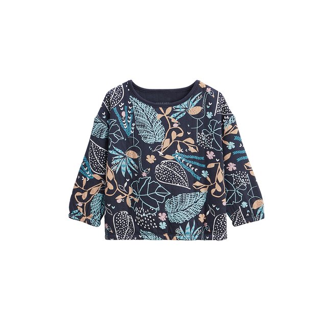 Sweat-shirt enfant en molleton Holamuchacha bleu <span itemprop=