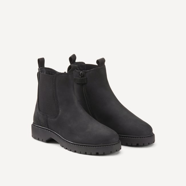 Bottines chelsea en cuir - LA REDOUTE COLLECTIONS
