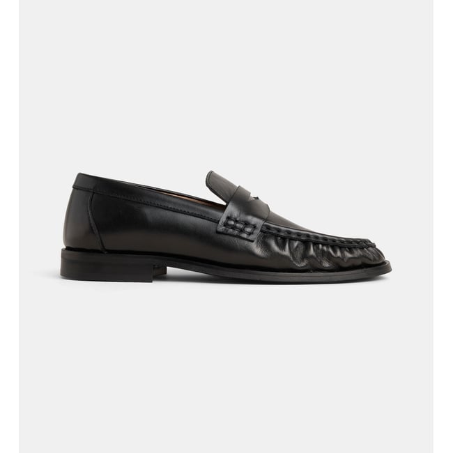 Mocassins caroline cuir froncé - GALERIES LAFAYETTE