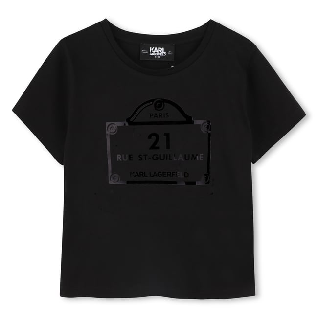 T-shirt avec imprimés black <span itemprop=
