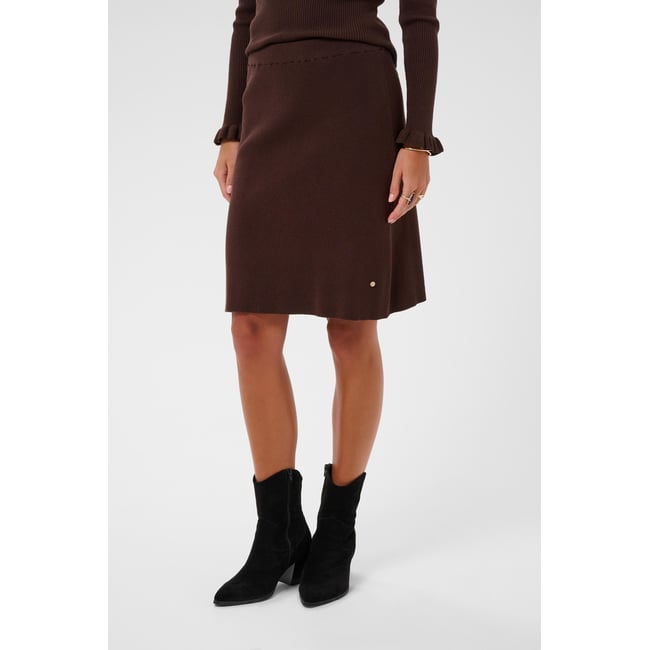 Jupe marron java <span itemprop=