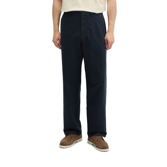 Chino modèle Mossbo large en satin de coton bio élastique - MARC O'POLO