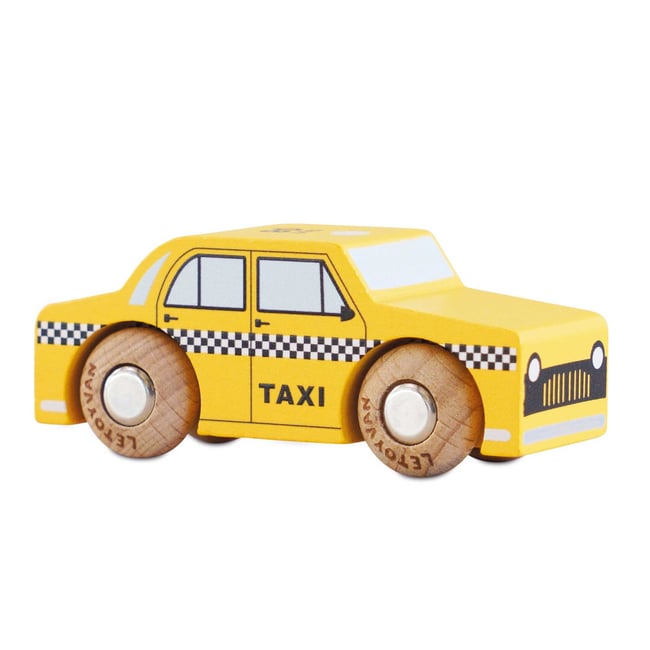 Voiture Taxi Trixie No 39 jaune <span itemprop=