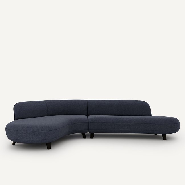 Ecksofa Rosebury, Bouclé meliert - AM.PM