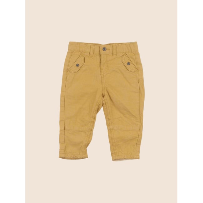 Pantalon - Très bon état jaune <span itemprop=