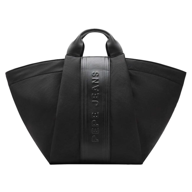 Sac Shopper Avec Fermeture Éclair noir <span itemprop=