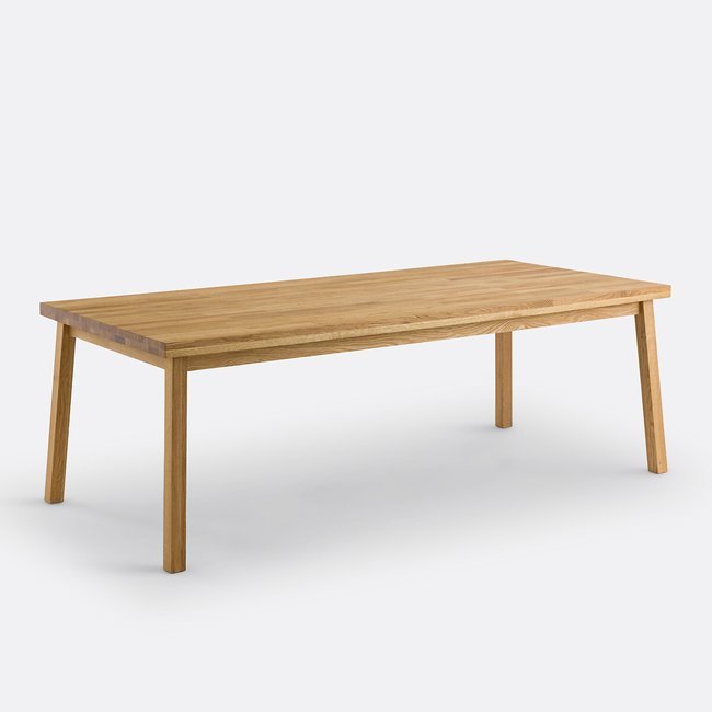 Table à manger 8 couverts chêne massif, Cennas Couleur chêne <span itemprop=