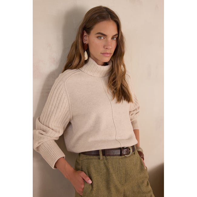 Pull col roulé BLAISE en laine - Maison 123
