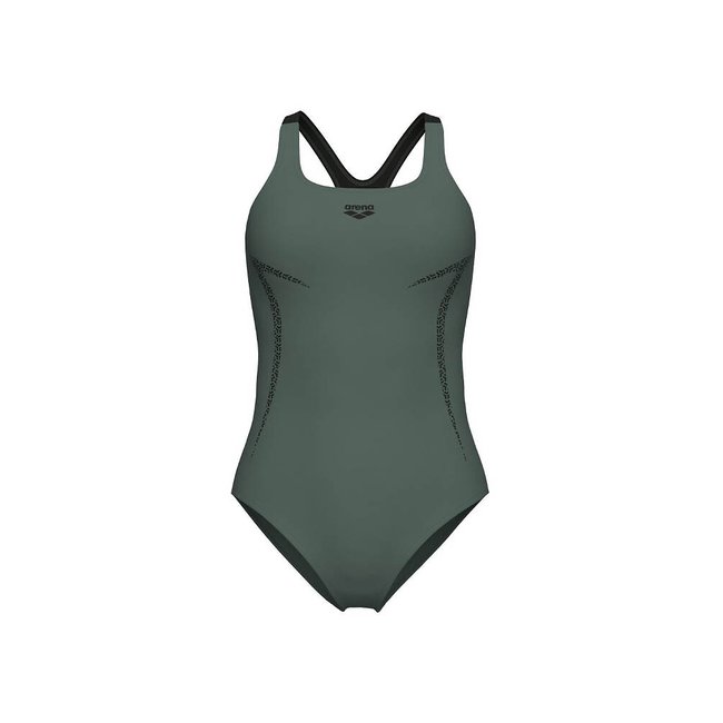 Maxfit Eco Feel Swimsuit, khaki, ARENA