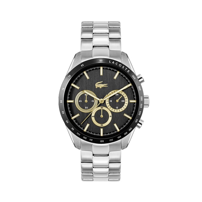 Montre Analogique  BOSTON argenté noir argenté <span itemprop=