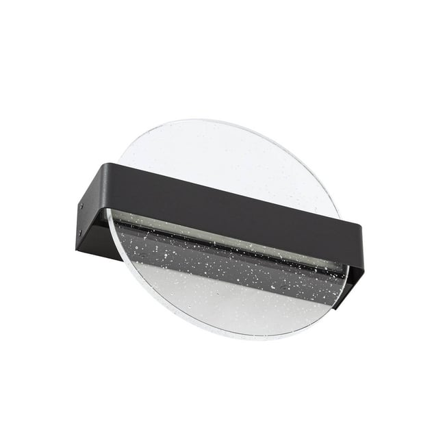 Applique extérieure en verre designLED Couleur noir, transparent <span itemprop=