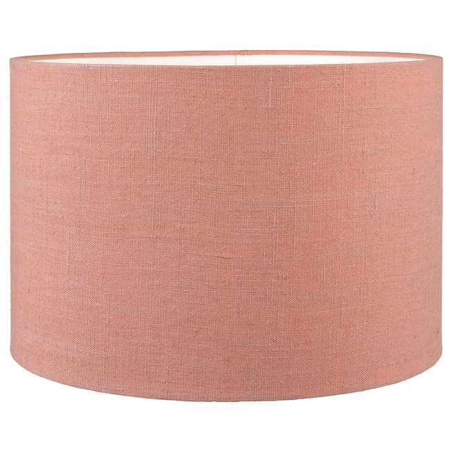 Evelyn Linen Cylinder Shade, apricot, SO'HOME
