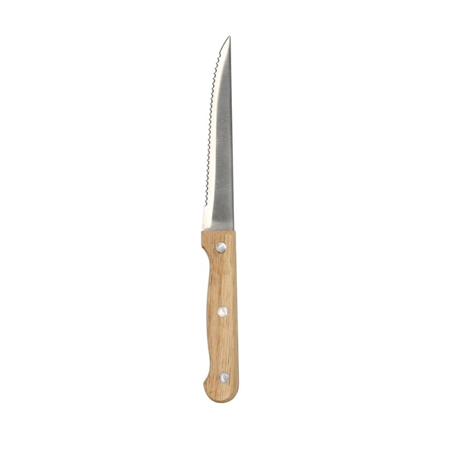 Lot de 6 couteaux à steak en acier inoxydable Couleur inox-naturel <span itemprop=