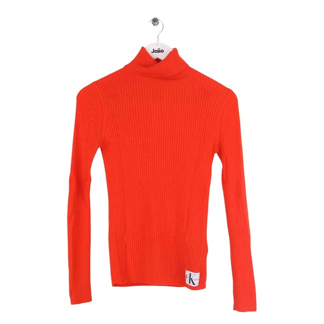 Pull - Très Bon État orange <span itemprop=
