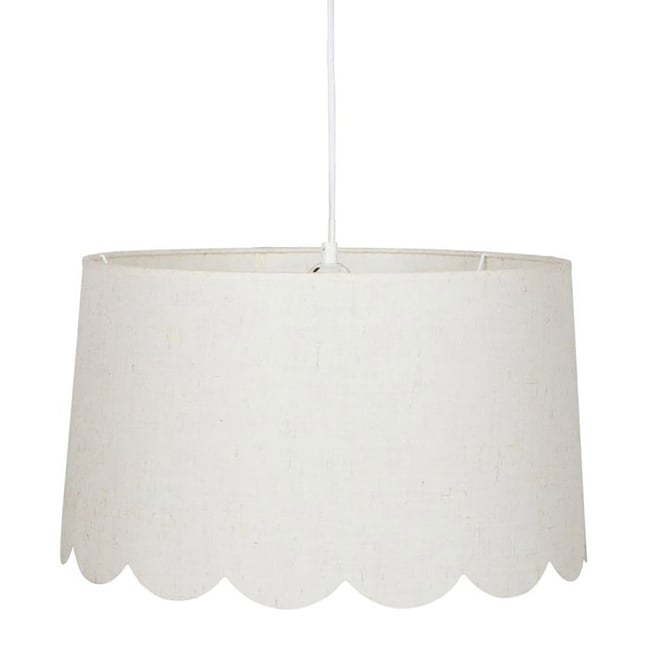 Suspension cylindrique tissu Mathilde D40 Couleur v002235 <span itemprop=