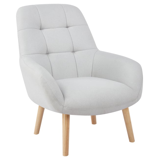 Fauteuil Rembourrée - VESLER Couleur beige <span itemprop=