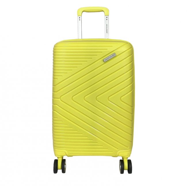 Valise cabine rigide TSA 56cm vert anis <span itemprop=
